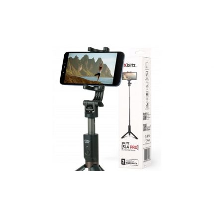 Xblitz SL4 Pro Selfie Stick Τρίποδο Κινητού Bluetooth Μαύρο